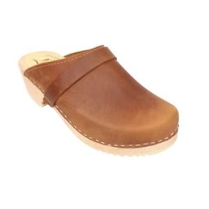 Lotta from Stockholm Light Brown Clogs Sz. 6.5